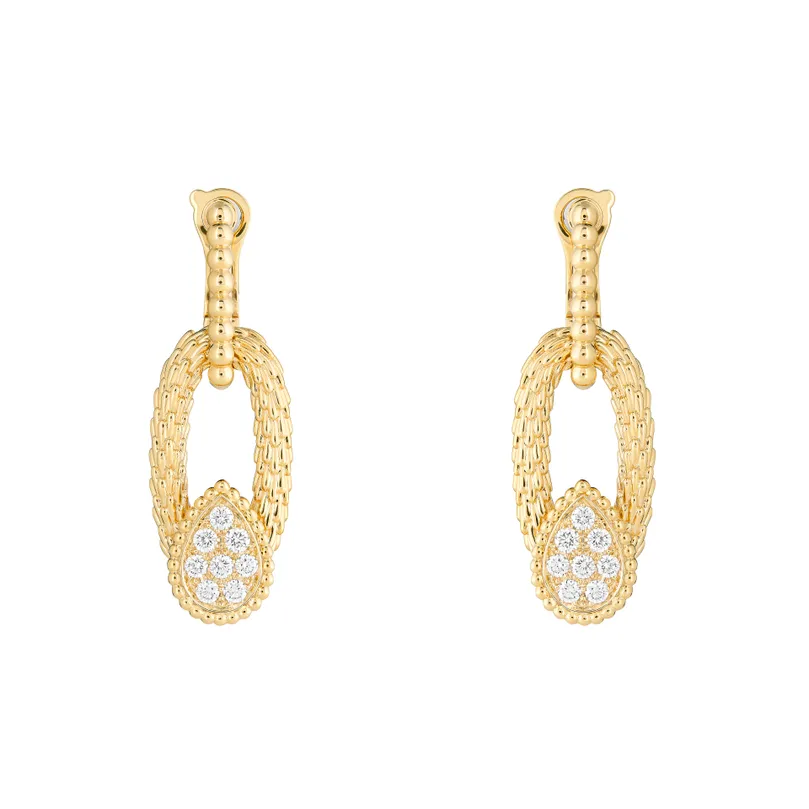 Princess earrings double side