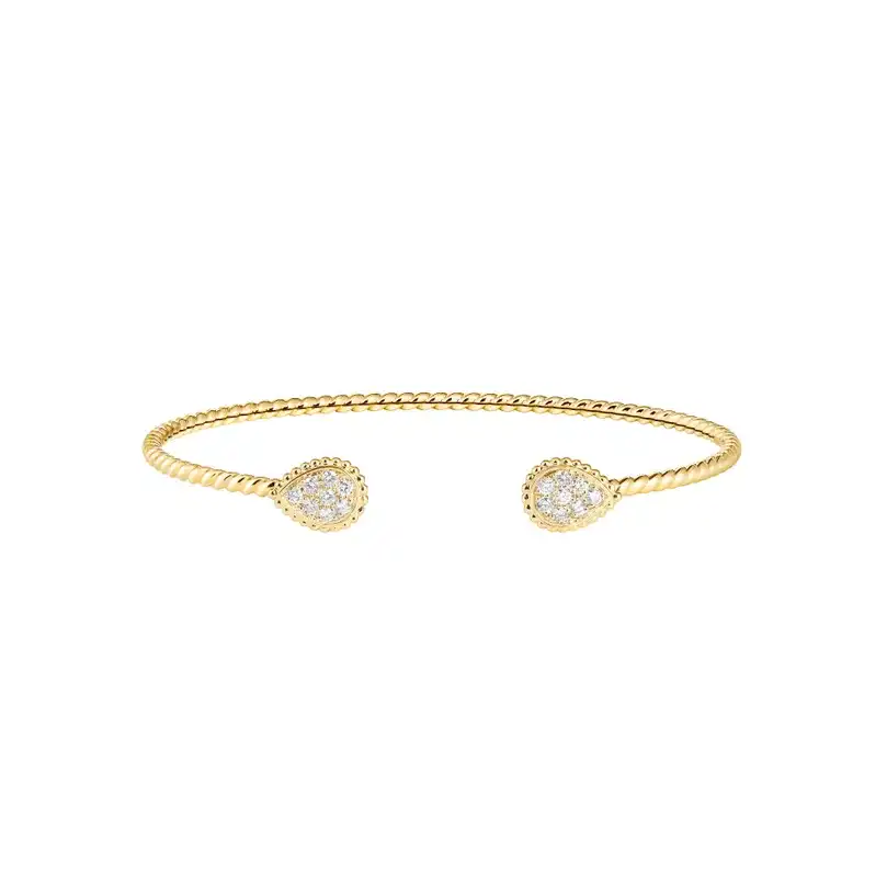 round necklace 3 diamonds in yellow gold