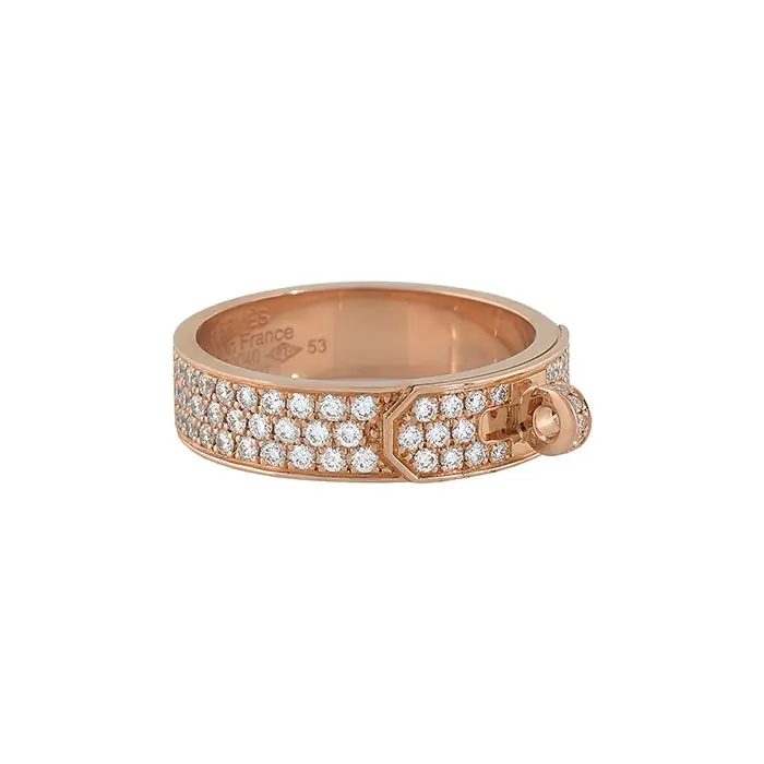 Round ring 3 diamonds