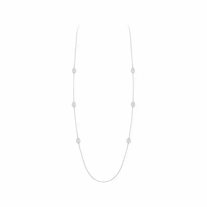 Round necklace in yellow gold