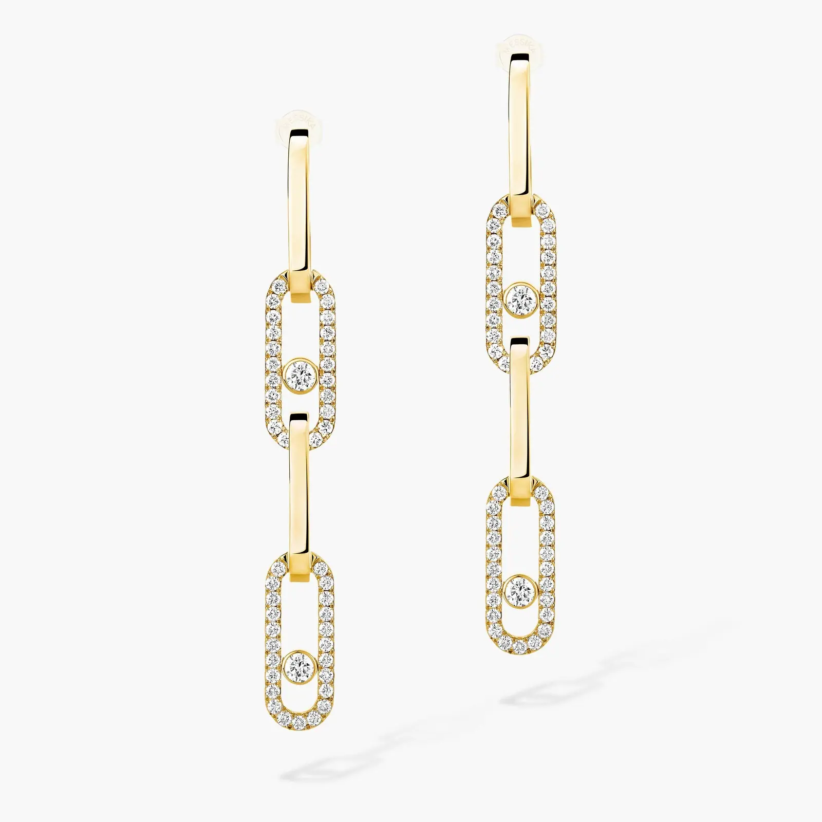 Round necklace yellow gold