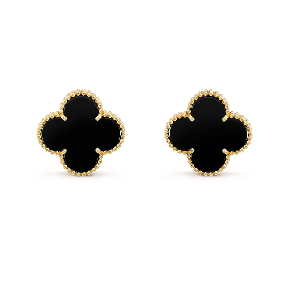 Round earrings