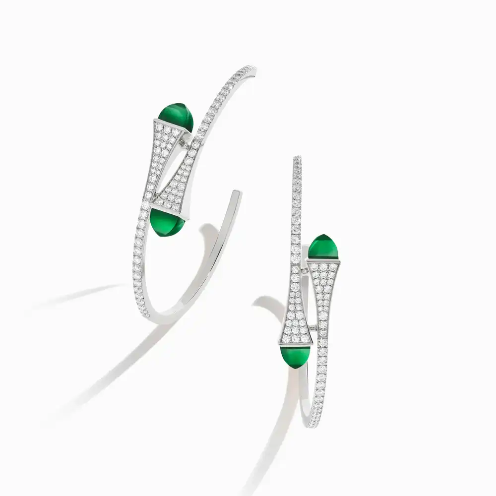Nail earrings