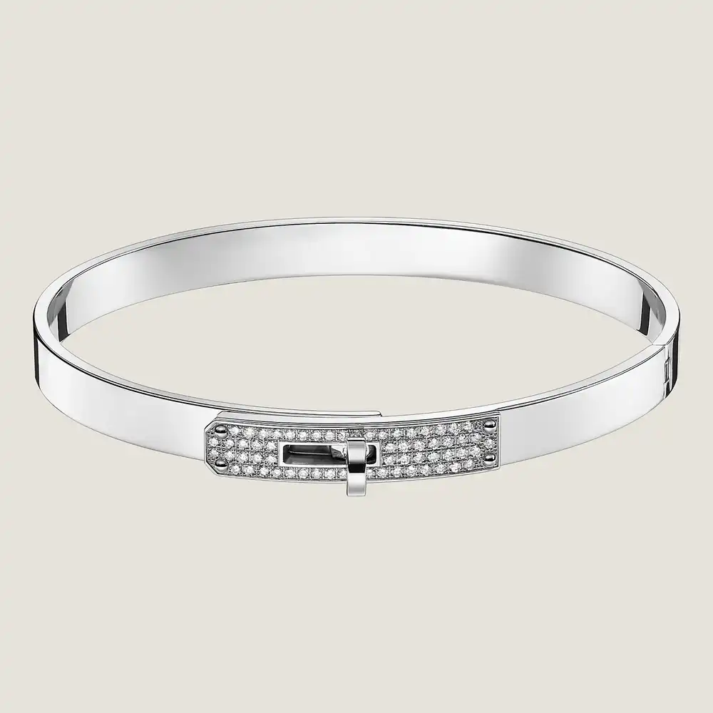 Round bangle 10 diamonds