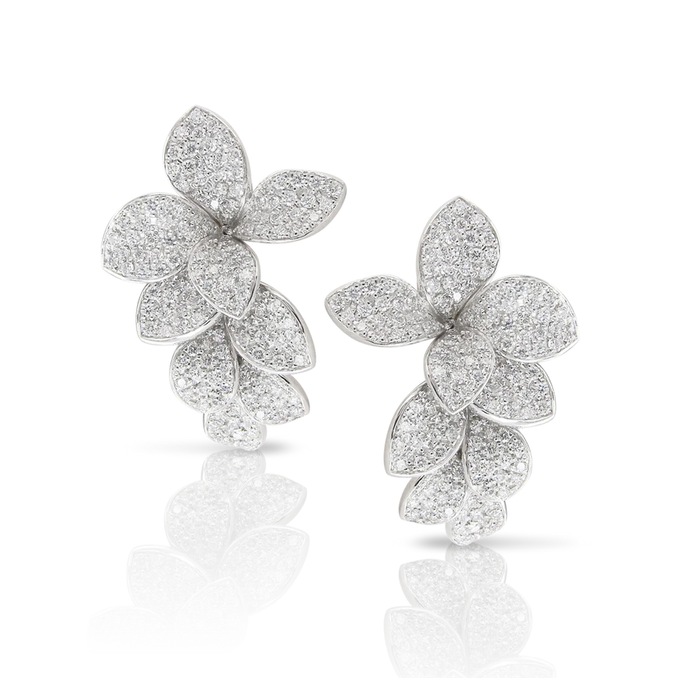 Flower earrings large