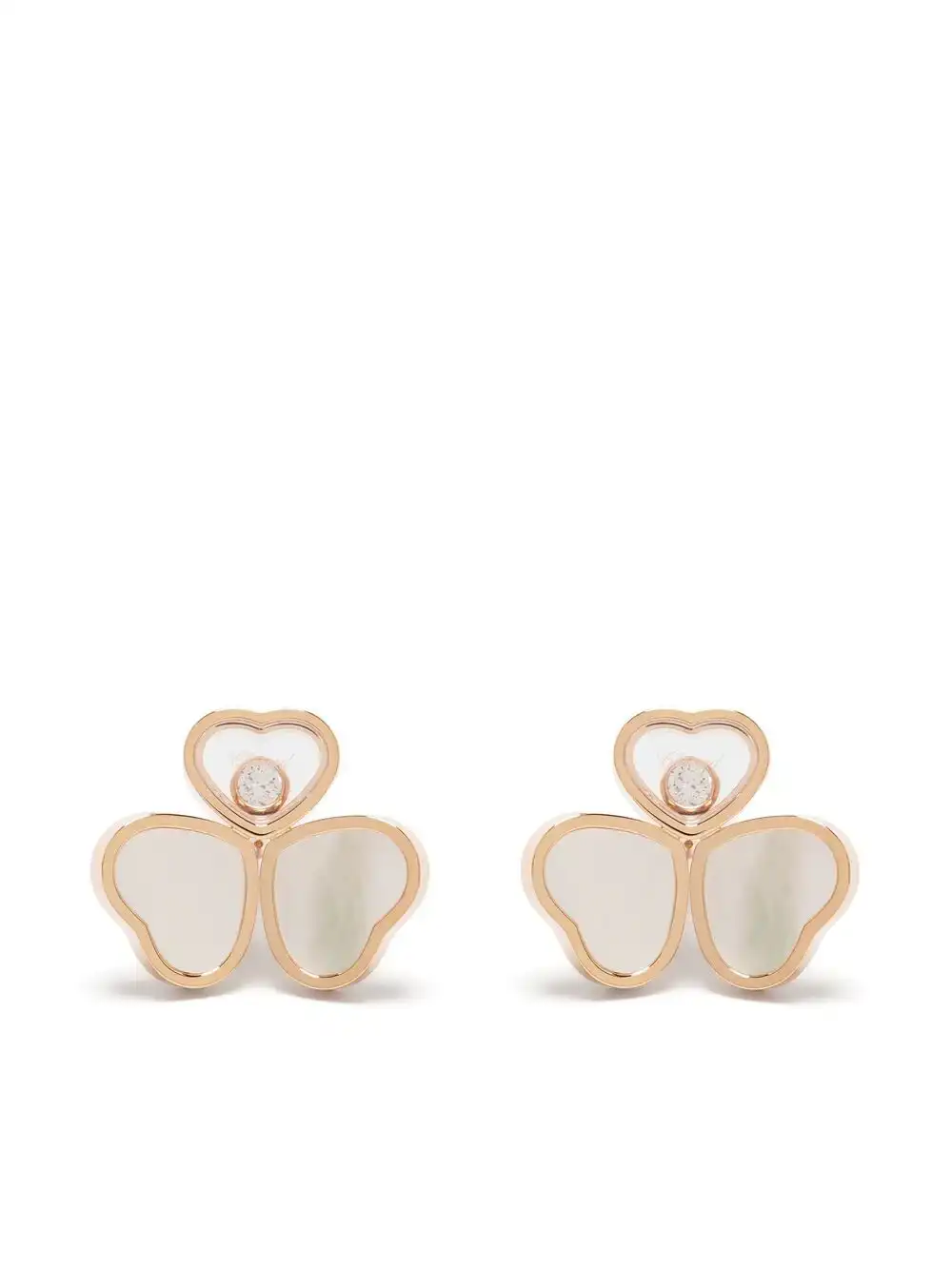 Round earrings