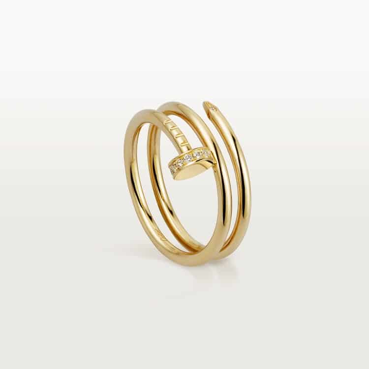 Diamond ring 5 rows